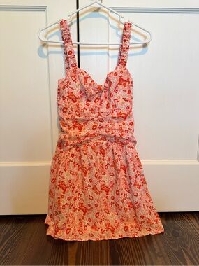 Pink & Red Floral Sundress